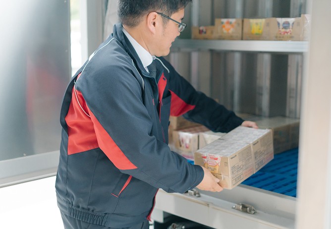 学校・福祉施設への商品の納入のイメージ